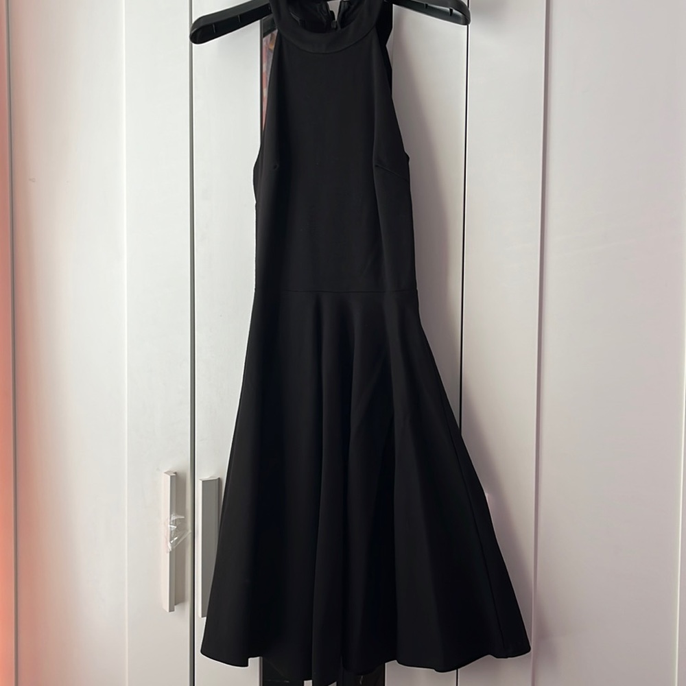 AQUA DRESS BLACK SIZE XS LIKE NEW